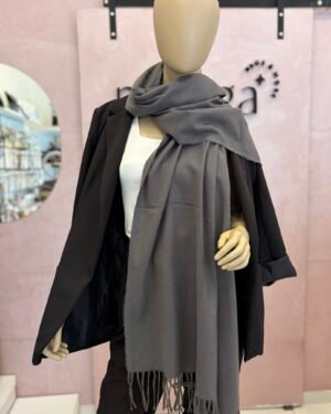 Bufandón liviano Gris oscuro