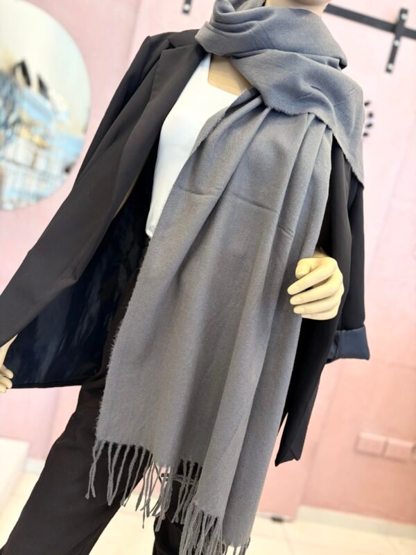 Bufandón liviano Gris oscuro