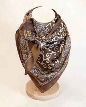 Pañuelo Brown 70x70
